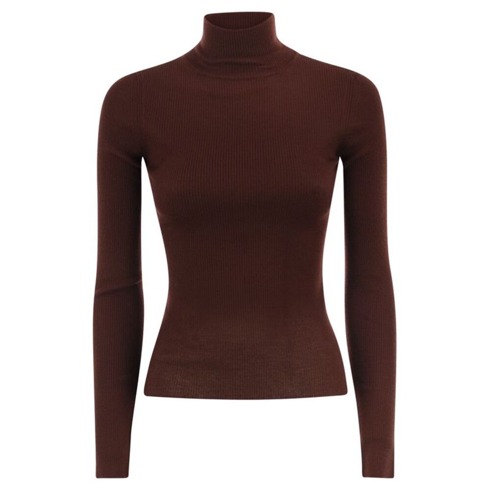 Max Mara Women Mxscavallo - Pure Virgin Wool Ribbed Roll-Neck Jumper